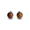 Red Picasso Jasper | .925 Sterling Silver | Stone Stud Earrings