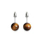 Tigers Eye | .925 Sterling Silver | Stone Stud Earrings