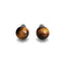 Tigers Eye | .925 Sterling Silver | Stone Stud Earrings