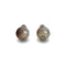 Charcoal Agate | .925 Sterling Silver | Stone Stud Earrings