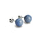 Blue Aventurine | .925 Sterling Silver | Stone Stud Earrings