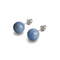 Blue Aventurine | .925 Sterling Silver | Stone Stud Earrings