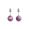 Mulberry Agate | .925 Sterling Silver | Stone Stud Earrings