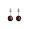 Red Tigers Eye | .925 Sterling Silver | Stone Stud Earrings