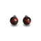 Red Tigers Eye | .925 Sterling Silver | Stone Stud Earrings