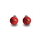 Red Turquoise | .925 Sterling Silver | Stone Stud Earrings