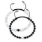 Howlite & Onyx | Soulmate Bead Bracelet Set | .925 Sterling Silver