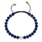 Lapis & Rose Quartz | Soulmate Bead Bracelet Set | .925 Sterling Silver
