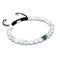 Green Jade & Howlite | Soulmate Bead Bracelet Set | .925 Sterling Silver