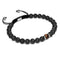 Tiger Eye & Black Lava Rock Diffuser | Soulmate Bead Bracelet Set | .925 Sterling Silver