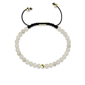 Labradorite | Gold Vermeil | Focus Gemstone Macrame Bracelet