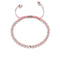 Rose Quartz | Rose Gold Vermeil | Focus Gemstone Macrame Bracelet