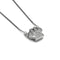 Paw | .925 Sterling Silver | Crystal Pup Print Infinity Clasp Necklace