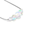 Rainbow White | .925 Sterling Silver | Mermaid Glass Infinity Clasp Necklace