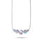 Grey | .925 Sterling Silver | Mermaid Glass Infinity Clasp Necklace | Men's