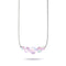 Lavender | .925 Sterling Silver | Mermaid Glass Infinity Clasp Necklace