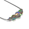Chocolate | .925 Sterling Silver Gunmetal | Mermaid Glass Infinity Clasp Necklace