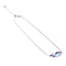 Ultraviolet | .925 Sterling Silver | Galaxy Glass Infinity Clasp Necklace