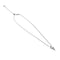 Shark Tooth Infinity Clasp Necklace by Lauren Howe | .925 Sterling Silver | Crystal