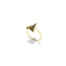 Shark Tooth Ring by Lauren Howe | Gold | Black Crystal