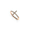 Blessed | 18k Rose Gold Vermeil | .925 Sterling Silver  | Cubic Zirconia Crystal Cross Ring