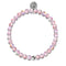 Pink Nebula | .925 Sterling Silver | Galaxy Glass Bead Bracelet