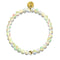 Canary | .925 Sterling Gold Vermeil | Mermaid Glass Bead Bracelet
