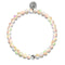 Peach | .925 Sterling Silver | Mermaid Glass Bead Bracelet