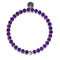Amethyst | .925 Sterling Silver | Healing Gemstone Bead Bracelet