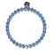 Blue Aventurine | .925 Sterling Silver | Healing Gemstone Bead Bracelet