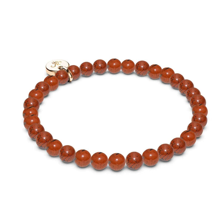 Red Turquoise | Gold Vermeil | Healing Stone Bead Bracelet