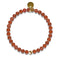 Red Turquoise | Gold Vermeil | Healing Stone Bead Bracelet