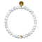 Howlite | .925 Sterling Gold Vermeil | Healing Gemstone Bead Bracelet