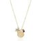 Aquarius gold zodiac crystal garnet necklace