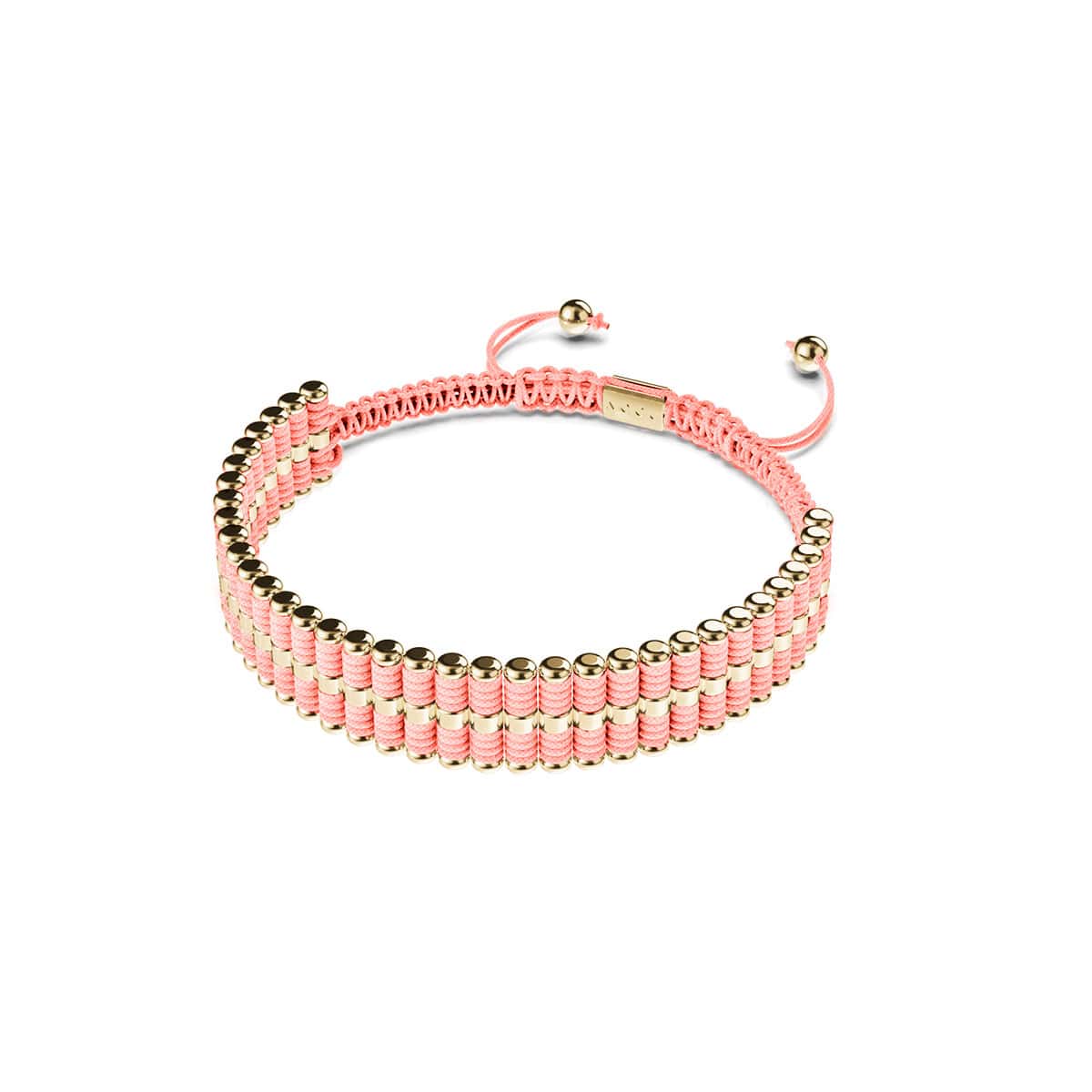 Amici | 18k Gold | Coral | Friendship Bracelet