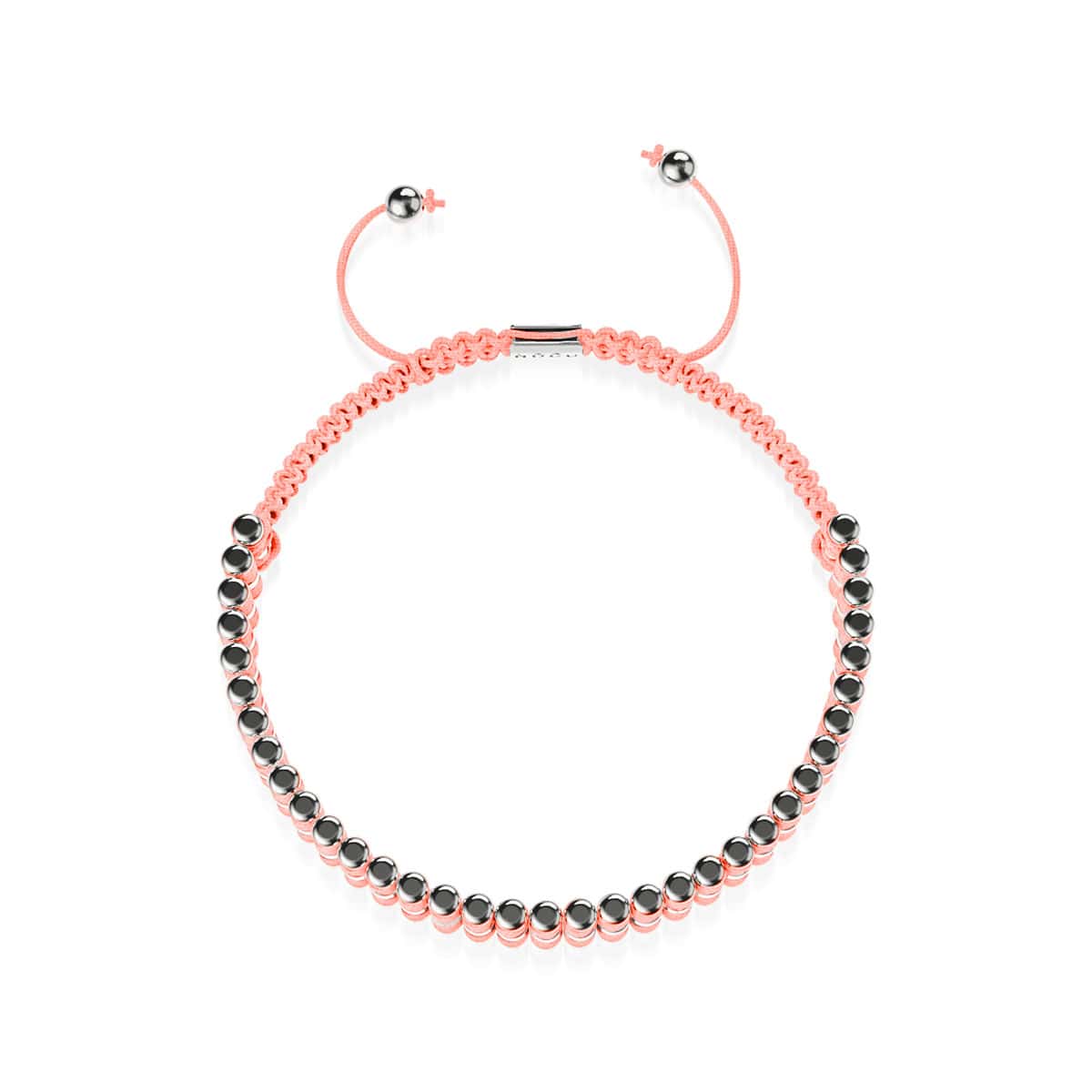 Amici | Silver | Coral | Friendship Bracelet