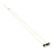 Black Agate | Gold | Gemstone Bar Necklace