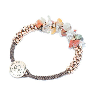 Cuprite & Rose Gold Terra Bella Stone Bracelet