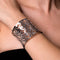 Silver | Clover | Laser Cut Cuff
