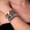 Silver | Palm Leaf | Laser Cut Cuff