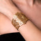 18k Gold | Owl | Laser Cut Cuff