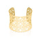 18k Gold | Clover | Laser Cut Cuff