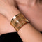 18k Gold | Palm Leaf | Laser Cut Cuff