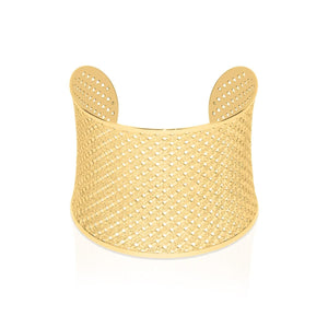 18k Gold | Metropolis | Laser Cut Cuff