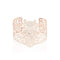 18k Rose Gold | Owl | Laser Cut Cuff