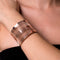 18k Rose Gold | Palm Leaf | Laser Cut Cuff