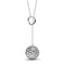 The GRID Lariat Necklace | Platinum Sterling