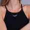 Lavender | .925 Sterling Silver | Mermaid Glass Infinity Clasp Necklace