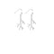 Coral | Silver | Gilded Earrings