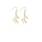 Coral | 18k Gold | Gilded Earrings